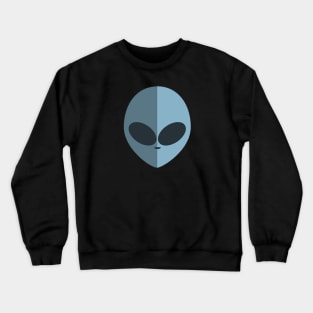 Simple alien t-shirt Crewneck Sweatshirt